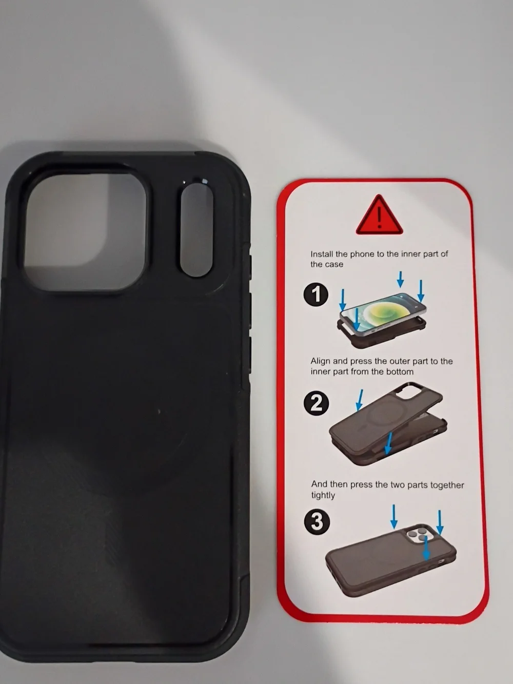 Black iPhone 17 Pro Phone Case